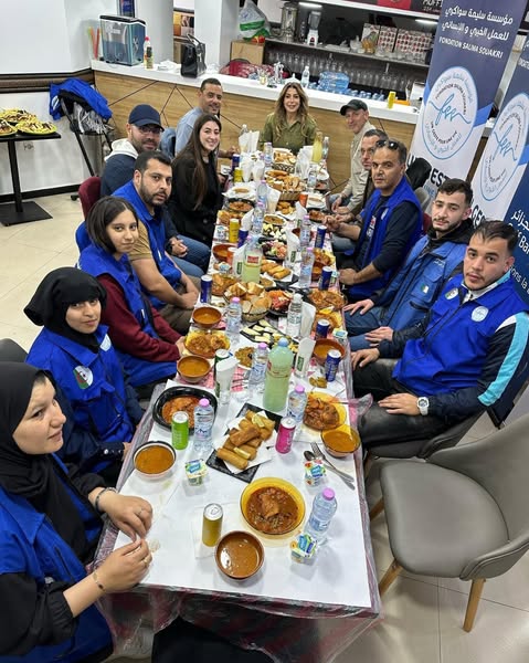 Organizing an Iftar Table for Fasting People during the Month of Ramadan